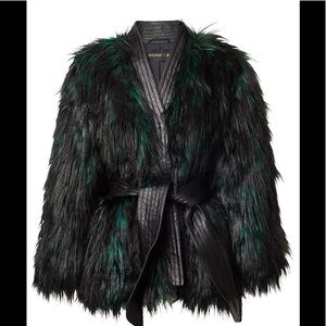 Balmain X HM Faux Fur Jacket